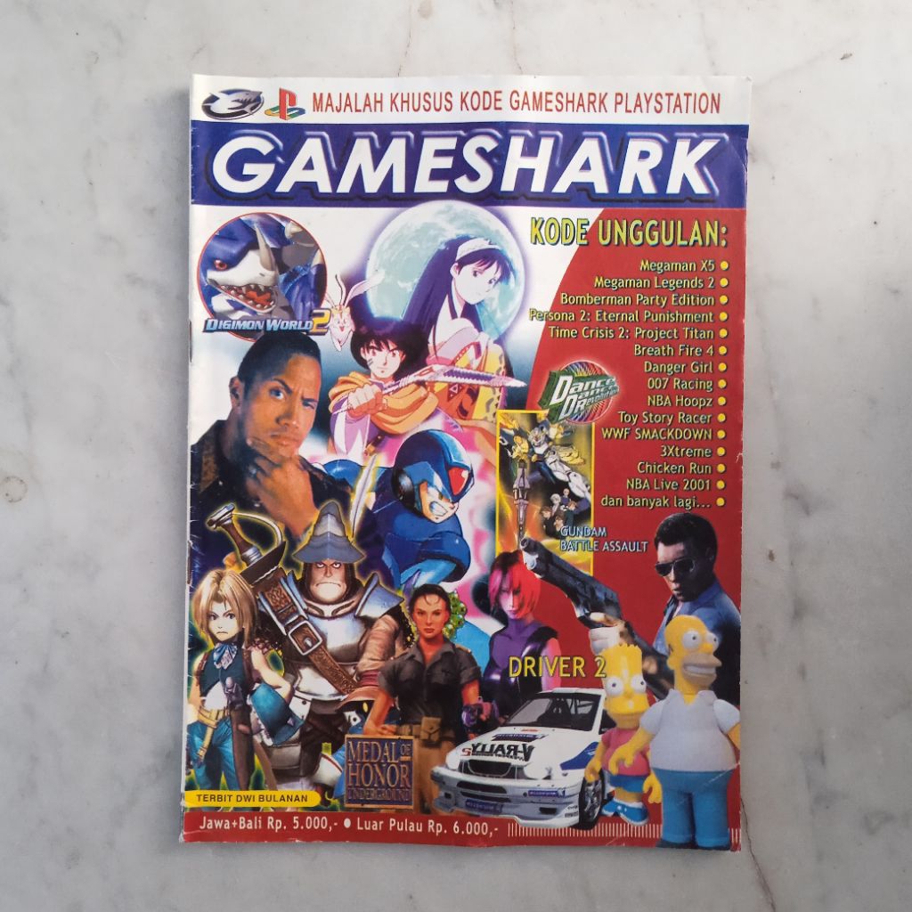 Majalah Playstation 1 Gameshark