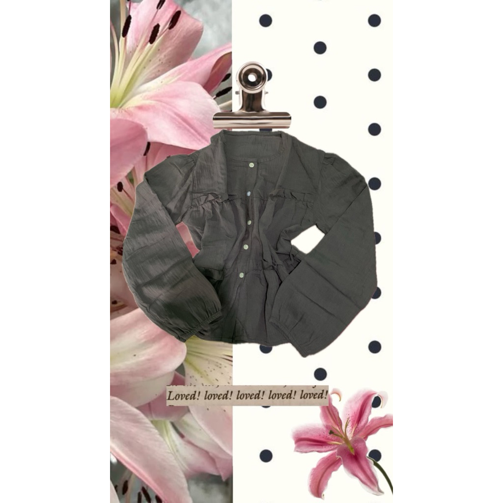 PRELOVED BLOUSE COKLAT