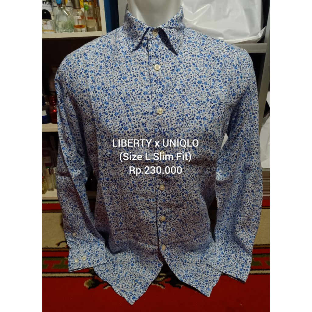 Kemeja Luxury LIBERTY x UNIQLO OriginaL