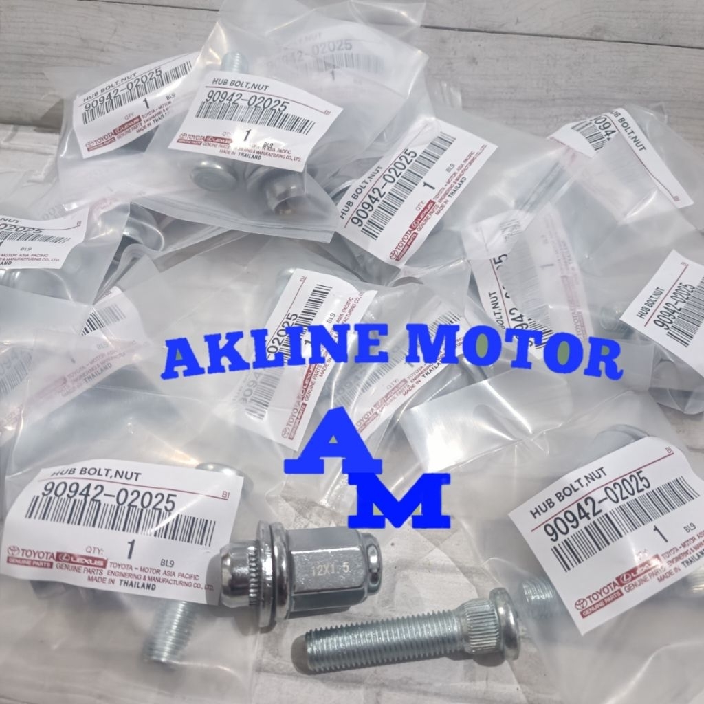 Baut RODA mur roda Innova Hilux Fortuner 90942 02025 1set