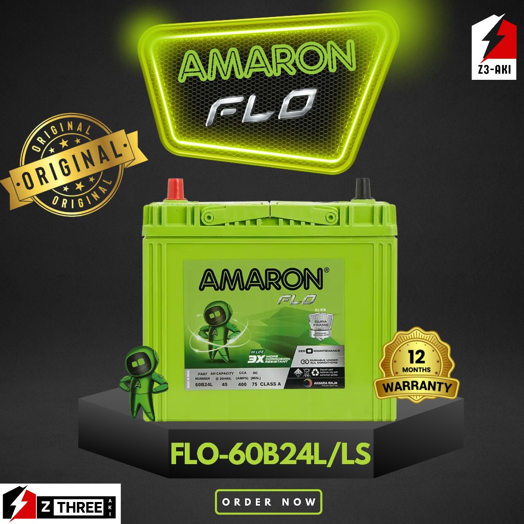 Amaron Hi Life FLO 60B24L/LS/NS 60L