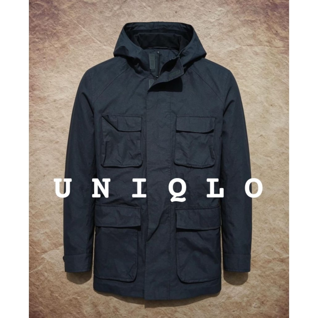 Jaket parka outdoor keren UNIQLO recomend bekas murah
