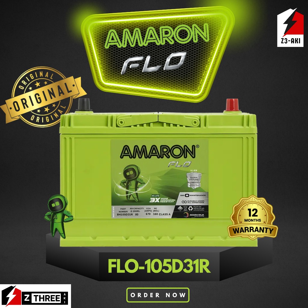 Amaron Hi Life FLO 105D31R