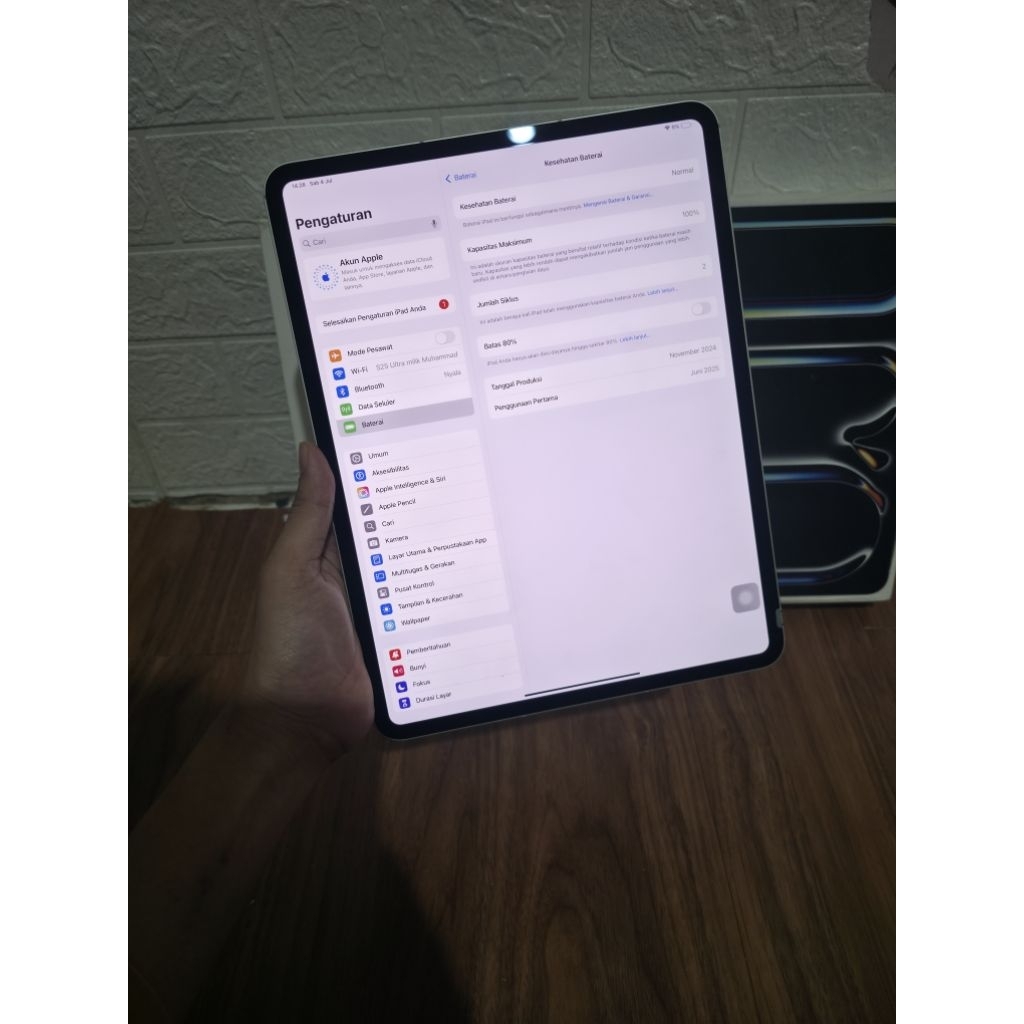 Ipad pro m4 13 inch wificell 2TB 2000Gb Fullset inter