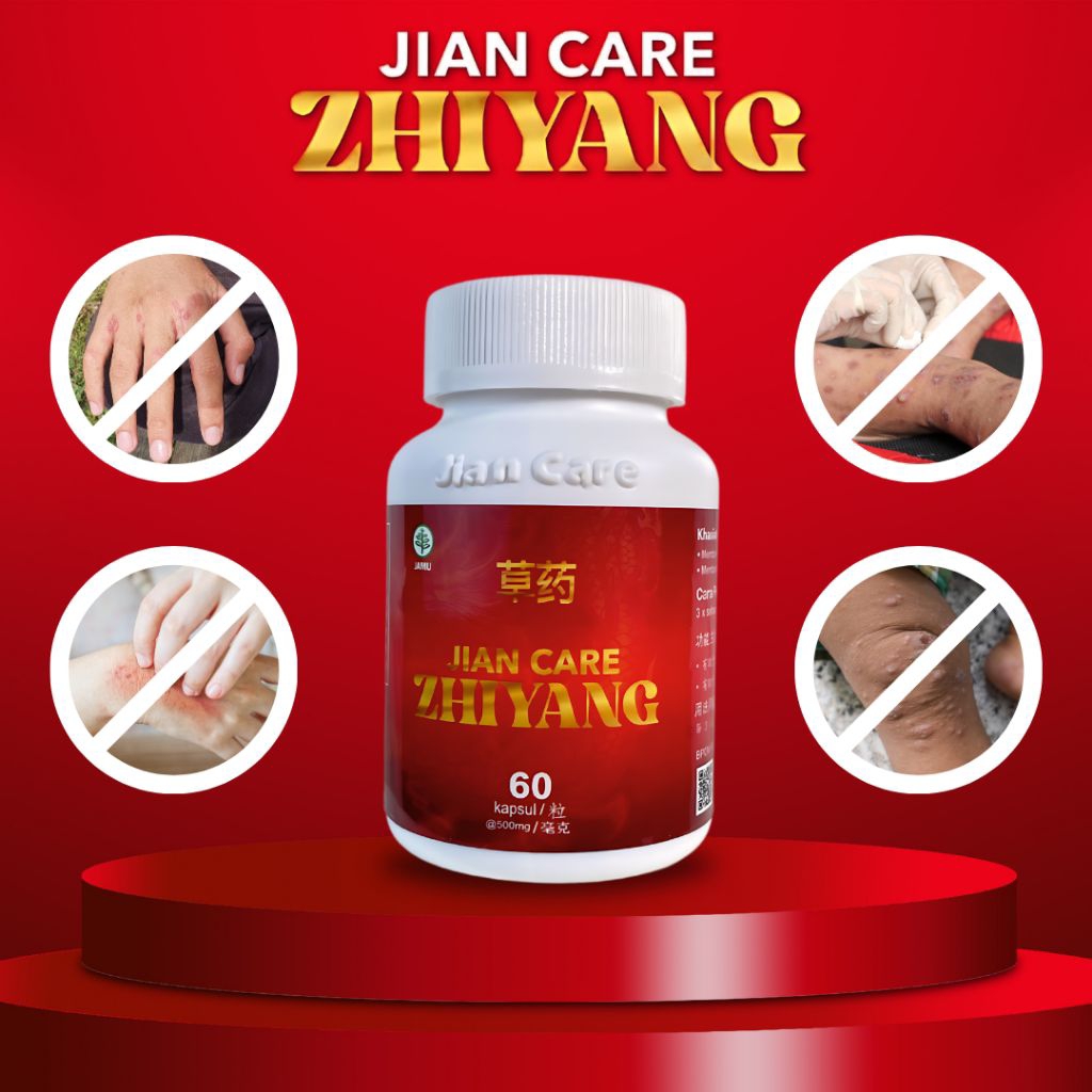 Jian Care Zhiyang - Obat Herbal Cina Untuk Membantu Meredakan Kudis Kurap Kulit Gatal Alergi Mujarab
