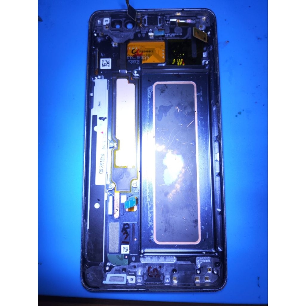 (bonus lcd) Frame Tulang Samsung Note FE Original Copotan