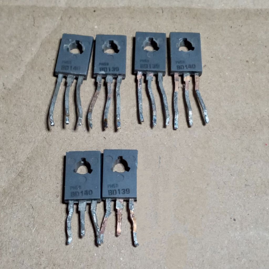 Bd139/Bd140 Transistor Bd 139/Bd 140 Second (Original Philips)