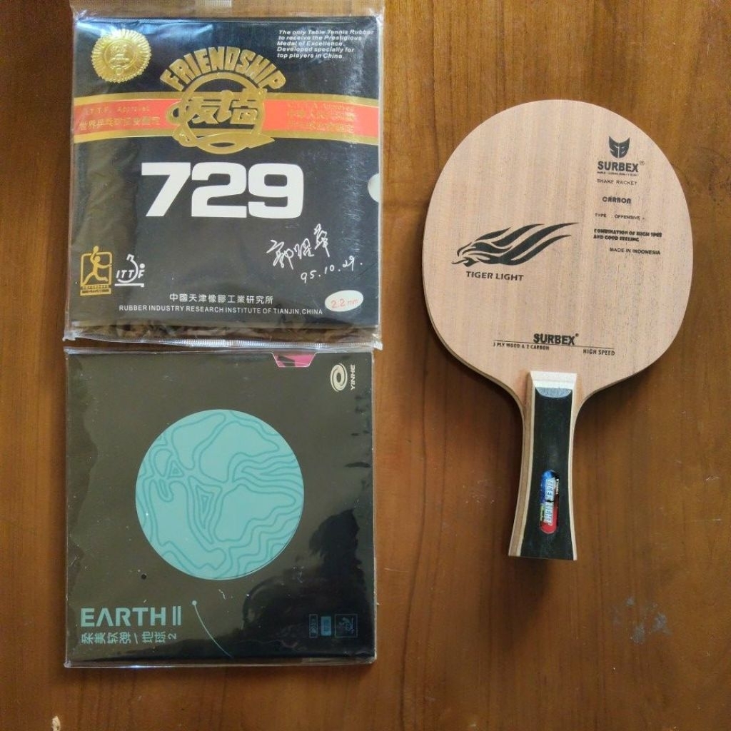 Bet rakitan blade surbex tiger light ruber yinhe earth II dan 729