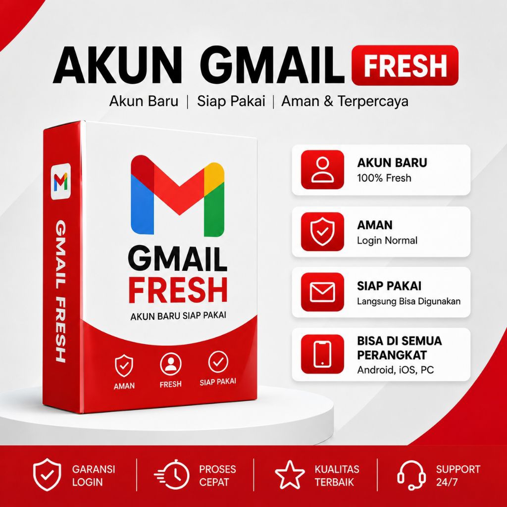 Google Gmail Fresh | Bebas Akses Login Tanpa Verifikasi Permanen