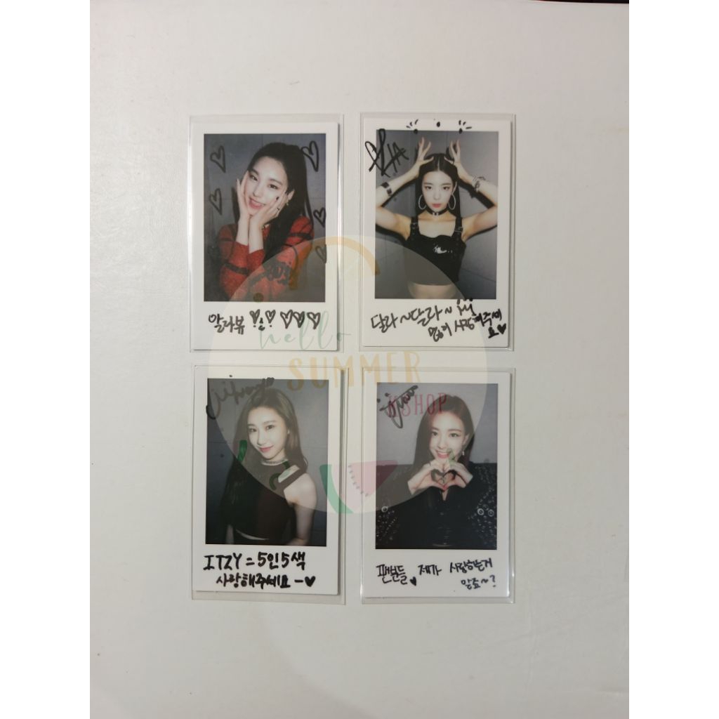 ITZY It'z Icy Album Polaroid Photocard PC