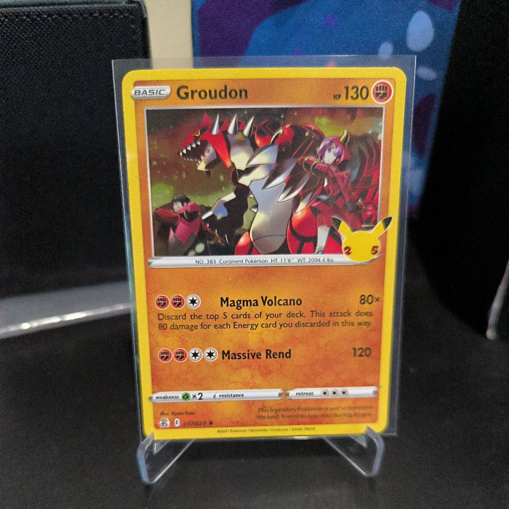 Groundon 017/025 Celebration 25 th Pokemon TCG