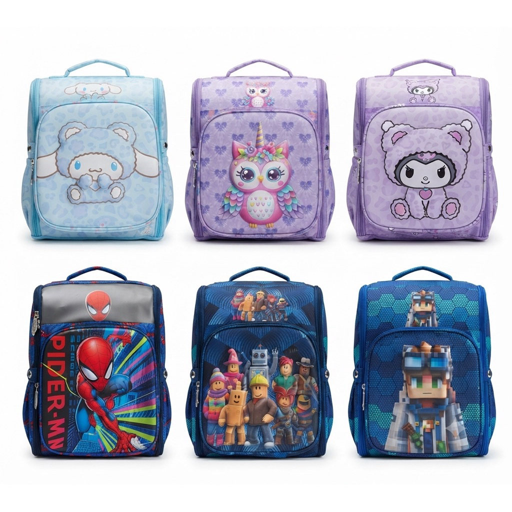 Tas Sekolah Anak TK SD Premium model Tabung Terbaru