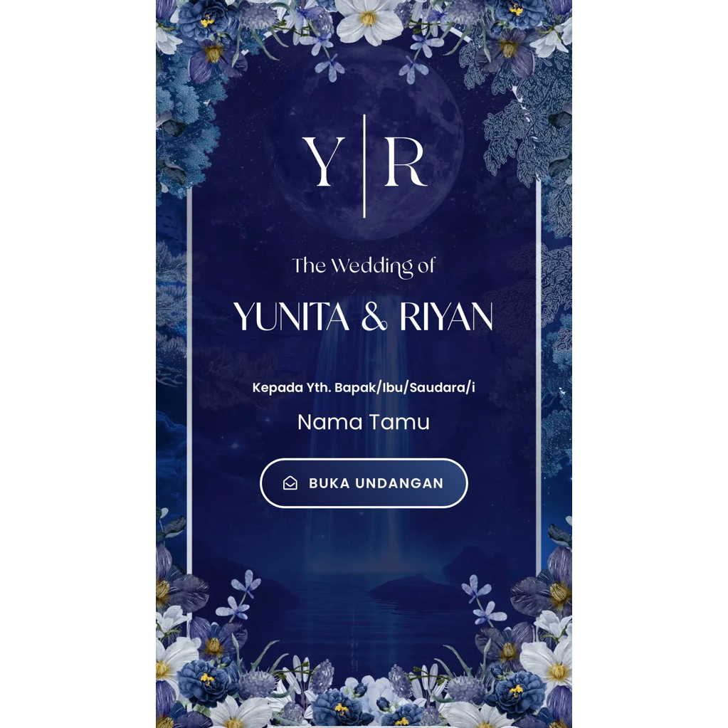 Web Wedding Invitation 1 Tahun Undangan Pernikahan Digital