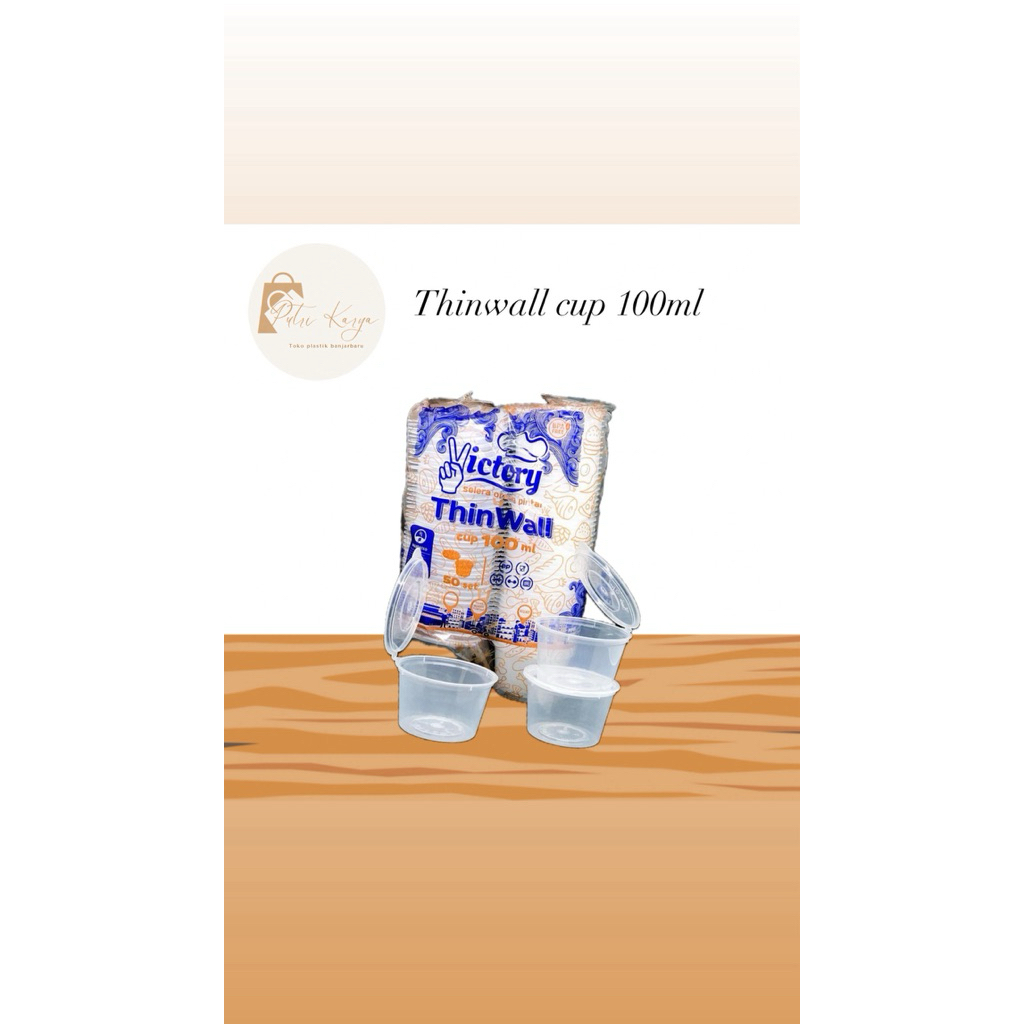 Thinwall cup 100ml victory