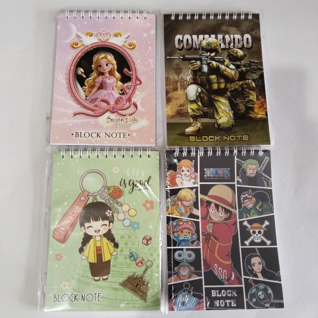 notes spiral, notes A6, notes A7, binder note