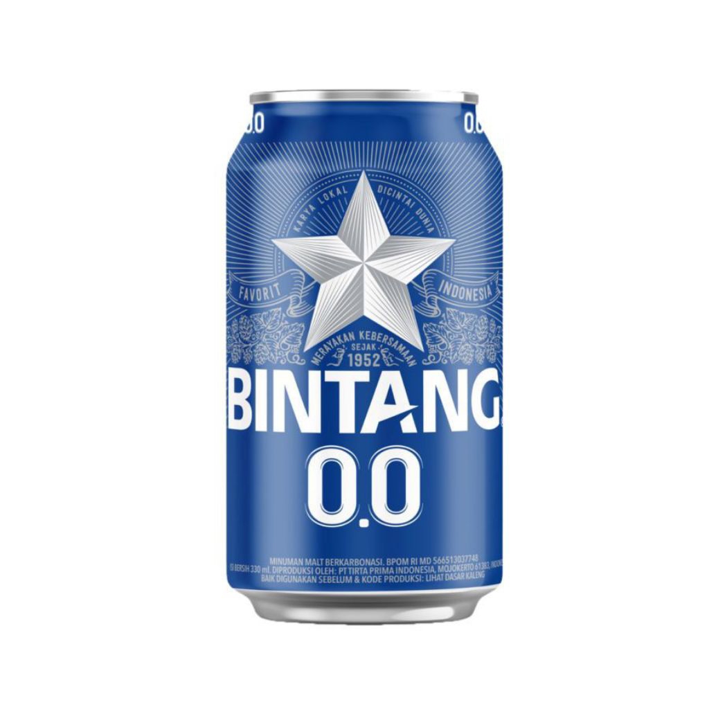 Bintang Zero Kaleng 330 ml