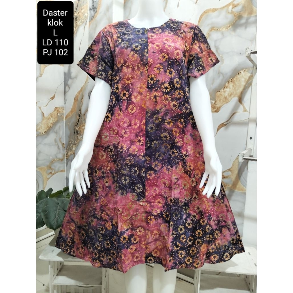Daster klok/Kinanthi/Batik/Nusantara/Kinanthibatiknusantara/daster/baj