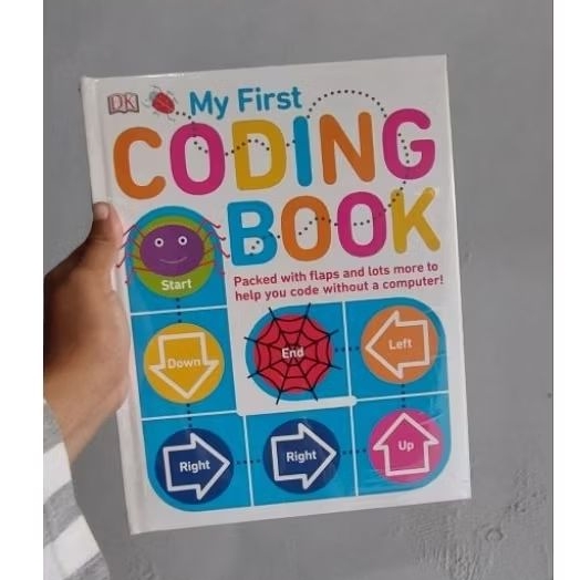 my first coding book / dk / rare book / buku koding / buku anak / children book / buku referensi / r