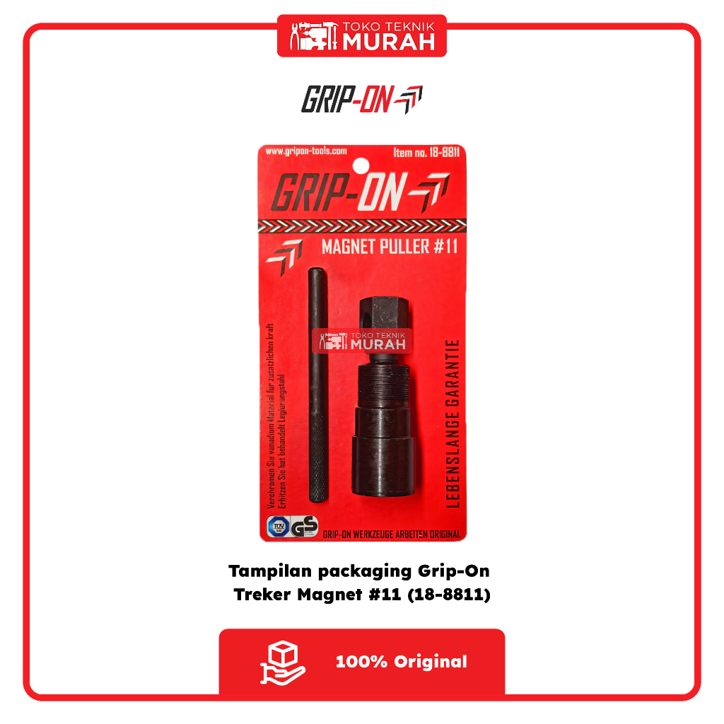 Grip On 18-8811 Treker Magnet Puller No.11 Tracker Traker Motor Puler Alat Pembuka Magnet Motor Hond