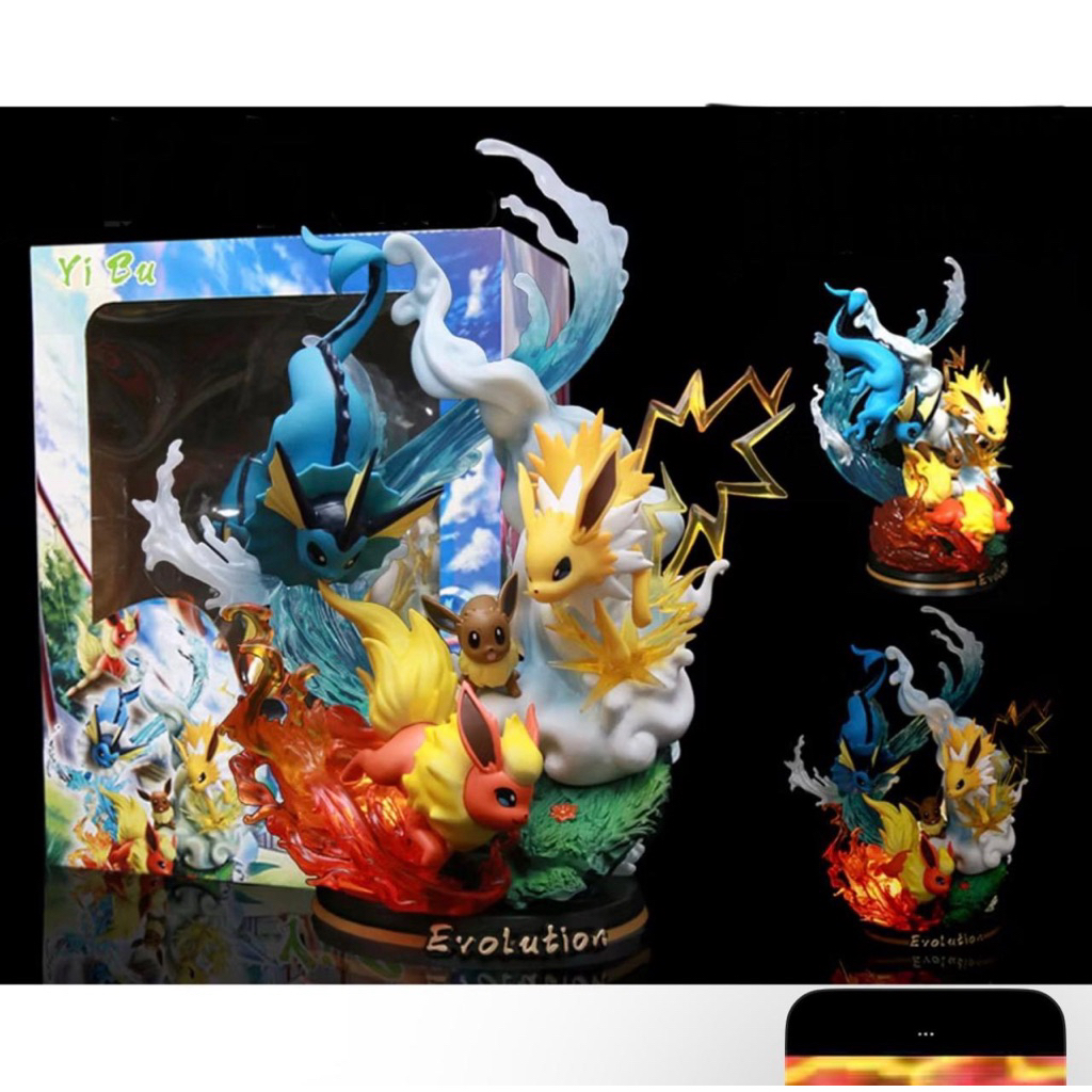 action figure Pokemon diorama Eevee