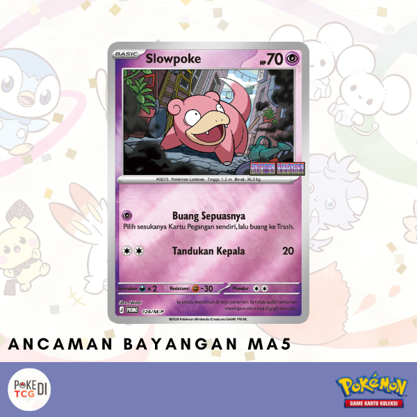 Slowpoke PROMO | 124/M-P - Pokemon TCG Indonesia
