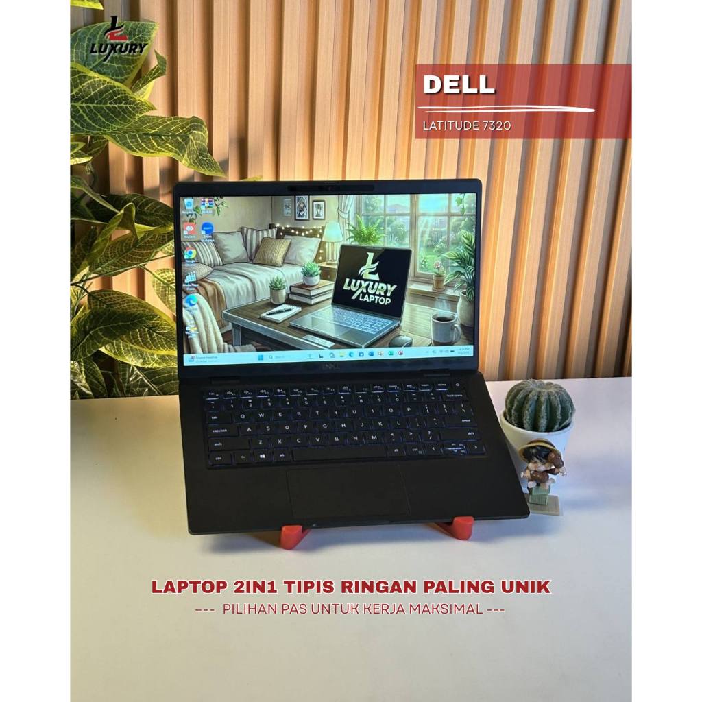 LAPTOP DELL LATITUDE 7320 SLIM 11TH GEN CORE I7 SSD 256GB RAM 16GB BACKLIGHT TOUCHSCREEN SECOND
