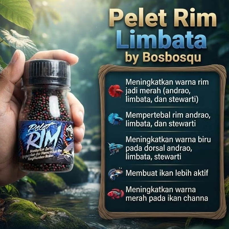Pelet Rim Limbata by Bosbosqu Channa Limbata
