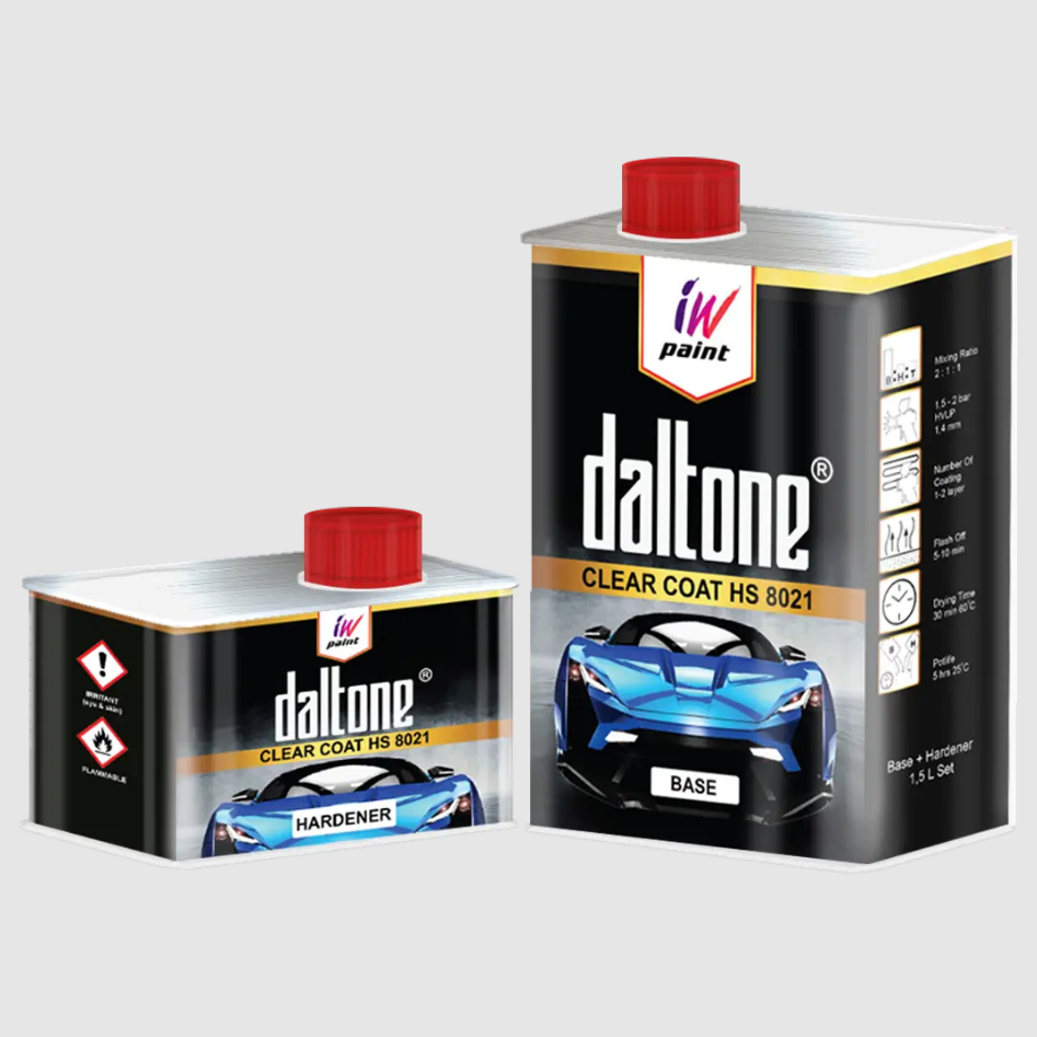 DALTONE HS 8021 CLEAR COAT 1.5 LITER SET / CLEAR HS DALTONE