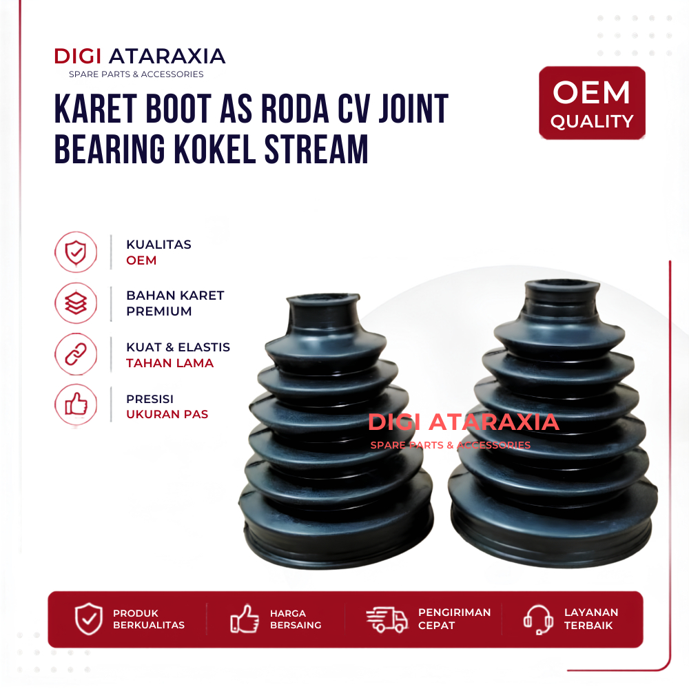Karet Boot As Roda Cv Joint Bearing Kokel Stream