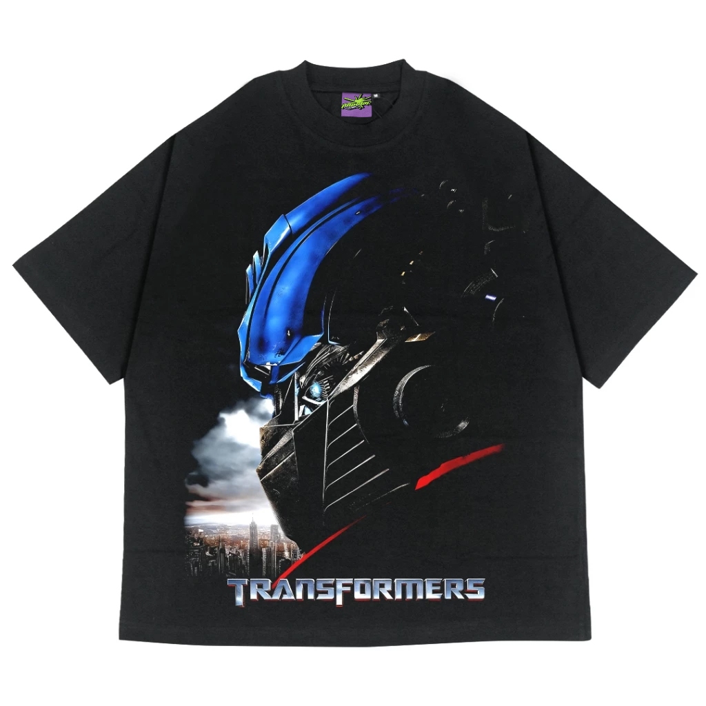 Transformers Oversized Vintage T-Shirt – Black