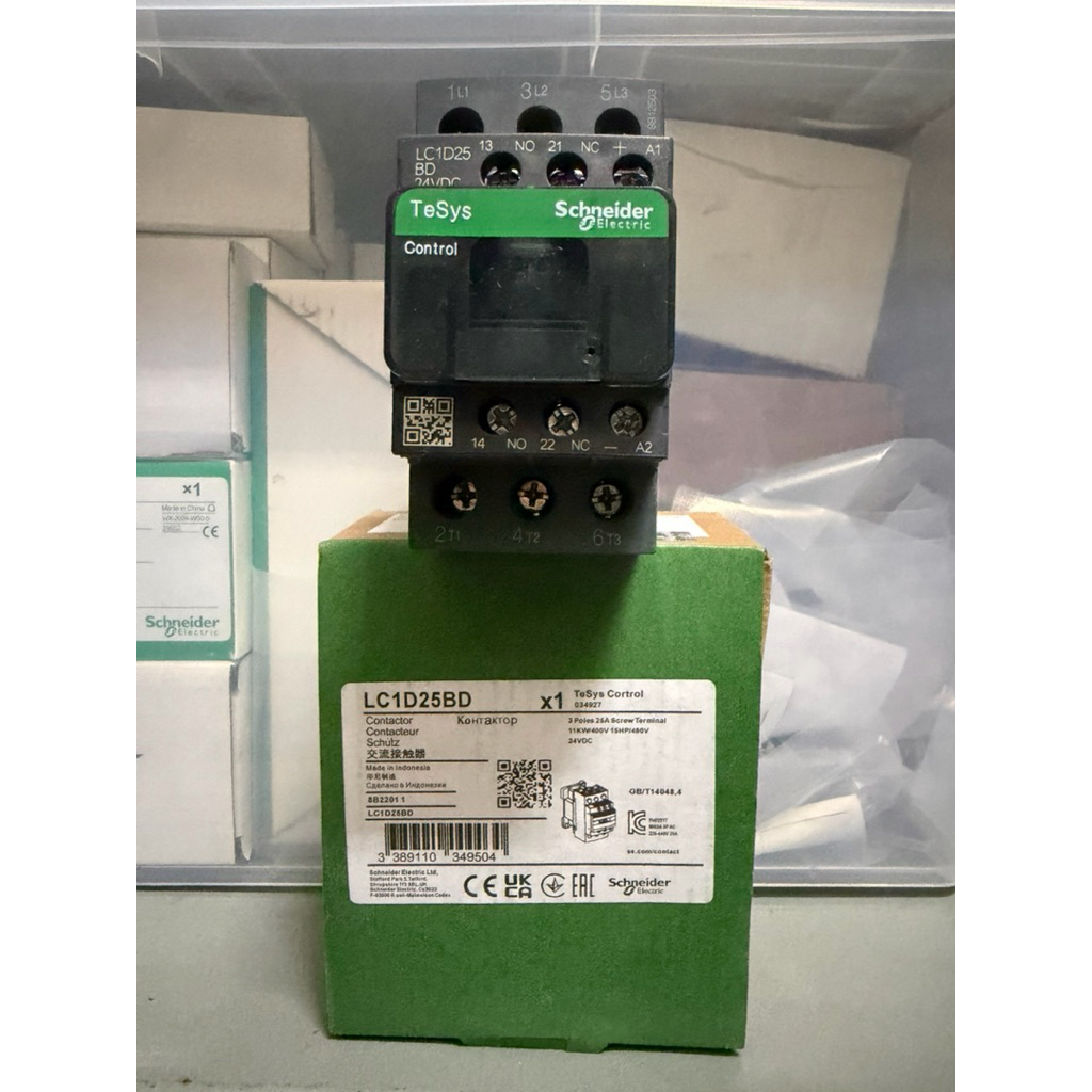 kontaktor LC1D25BD Schneider / Contactor Schneider LC1D25BD
