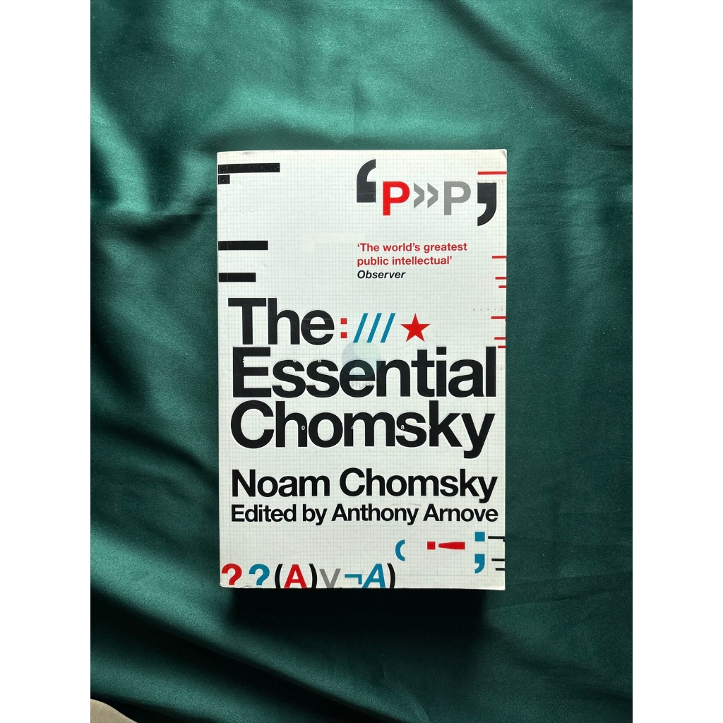 PRELOVED - Novel/Buku The Essential Chomsky - Noam Chomsky