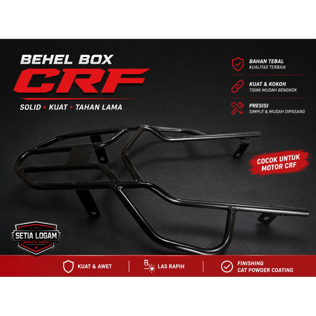 Behel Box Belakang CRF 150 L / Rear Rack CRF