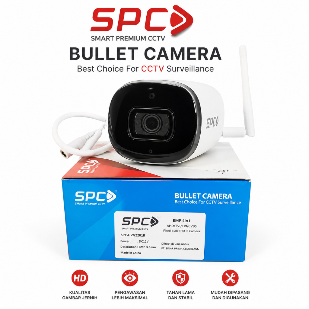 Kamera CCTV SPC 8MP Outdoor Metal Case