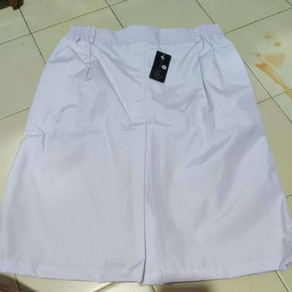 rok sma smk putih rok span sma smk putih bahan famatex