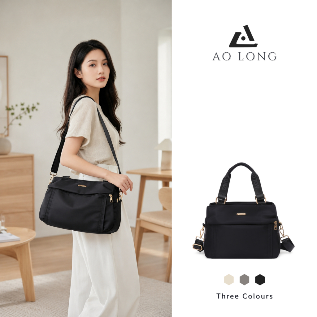 AOLONG Tas Wanita AKILA 1338 Tas Jinjing Wanita Elegan Muat Banyak Cocok Untuk Kerja
