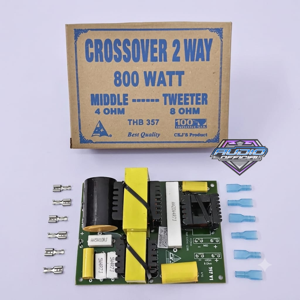 Crossover 2 WAY Middle + High 800W CKJ THB357 /  Cross Over / Krosofer Midel + Twiter 2WAY CKJ THB 3