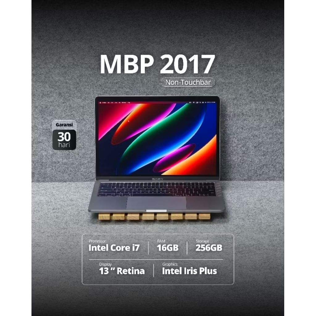MACBOOK PRO 13 INCH 2017 | INTEL CORE I7 | RAM 16GB | SSD 256GB