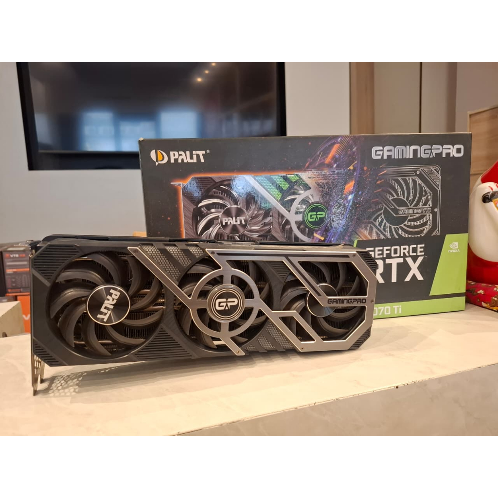 VGA PALIT GEFORCE RTX 3070 TI / RTX 3070TI GAMINGPRO 8GB GDDR6X - 2ND MULUS LIKE NEW