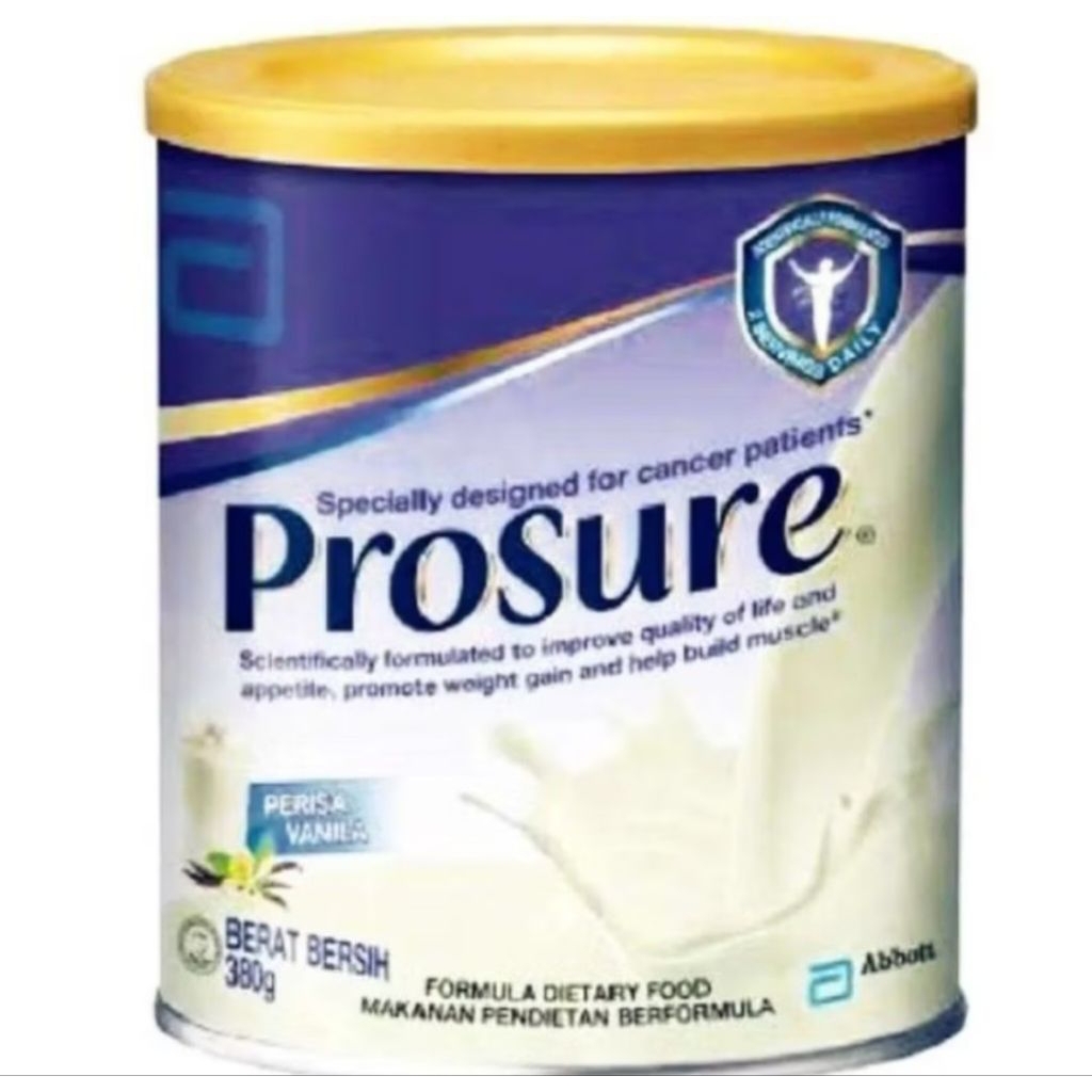 Susu Abbott Prosure Premium 380gr Vanilla Susu Kanker Cancer