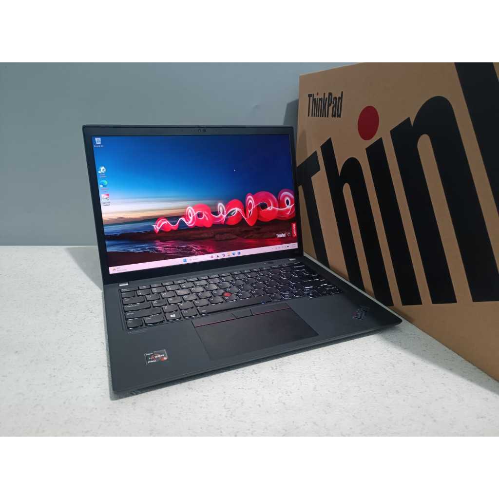 Laptop Thinkpad X13 RYZEN 5 Pro 5650U RAM 16GB Touchscreen Fullset