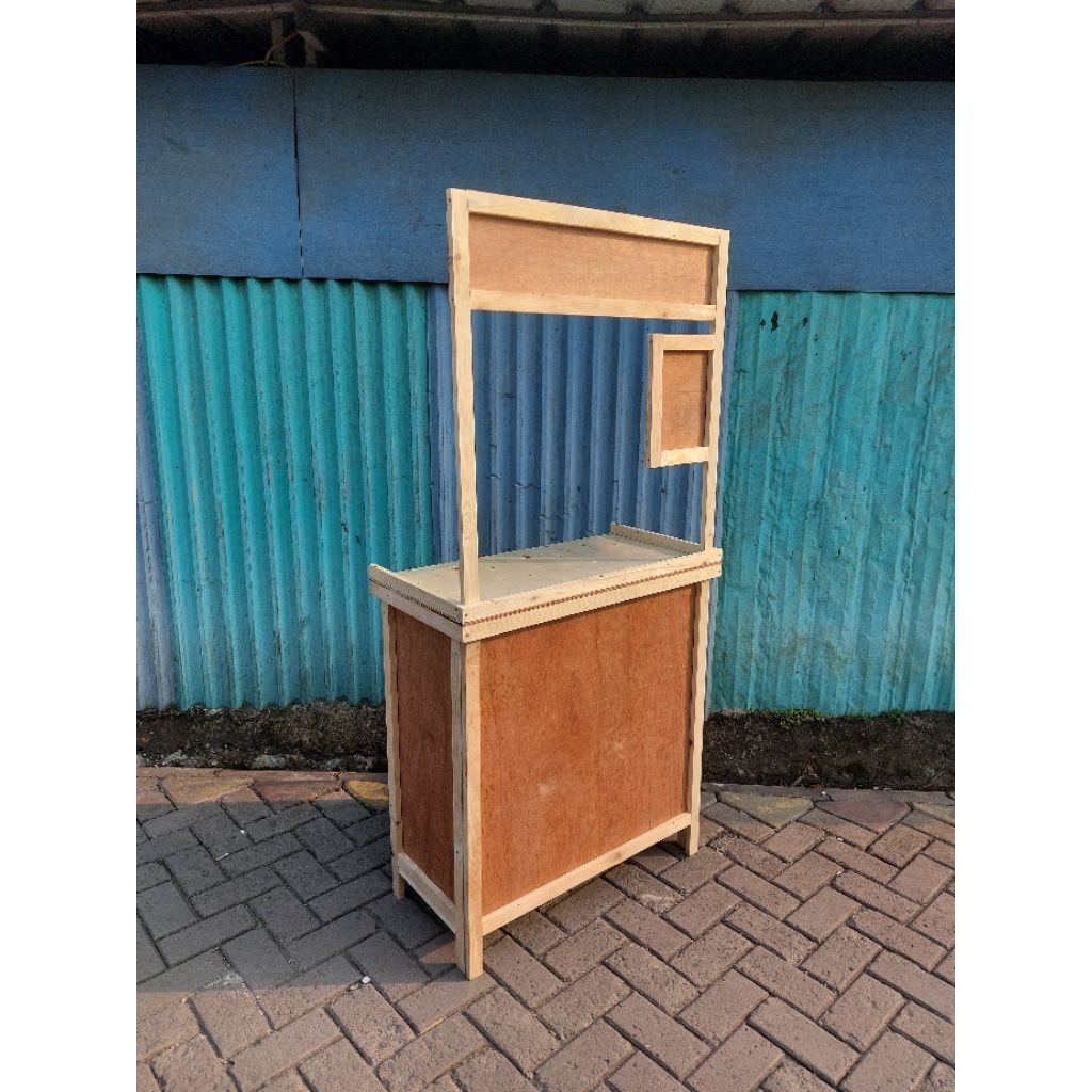 Booth Portable Ukuran 120cm/Gerobak Lipat/Meja Usaha/Meja Dagang/Booth Lipat/Meja Usaha/Gerobak Mini