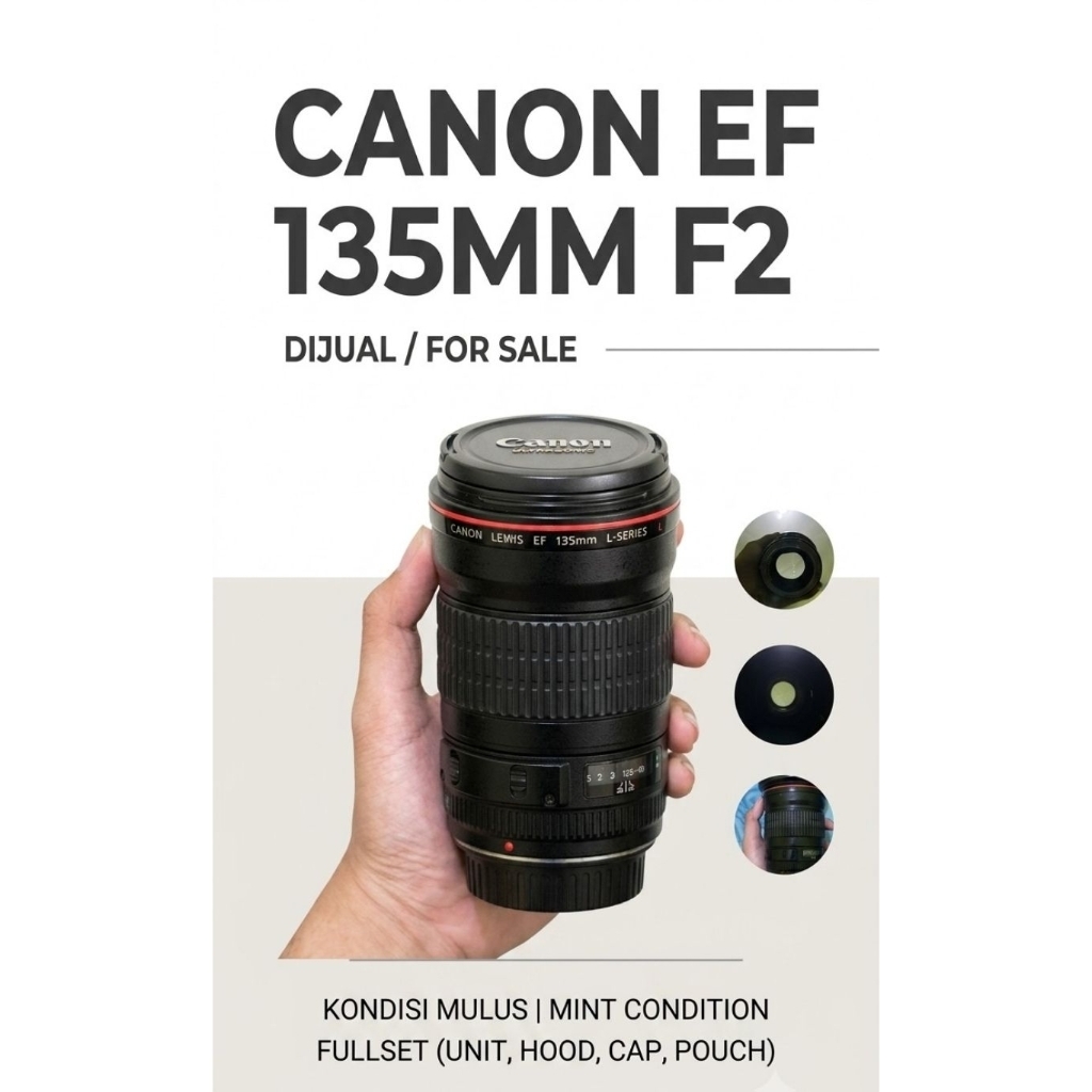 Lensa Canon 135 mm f2