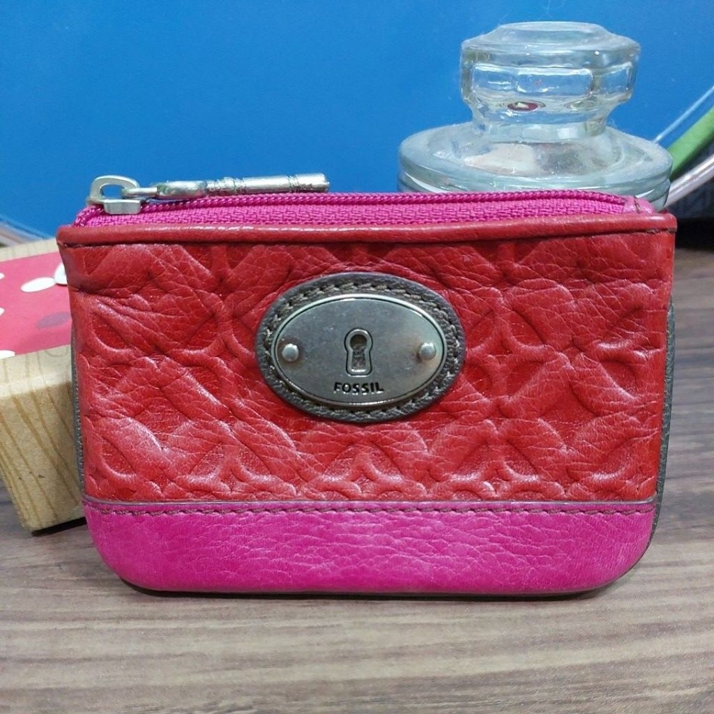 F*ssil wallet Coin Stnk Emboss with Key