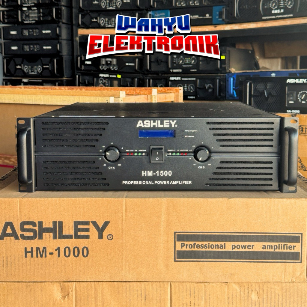 Power Amplifier ASHLEY HM1500 SUBWOOFER