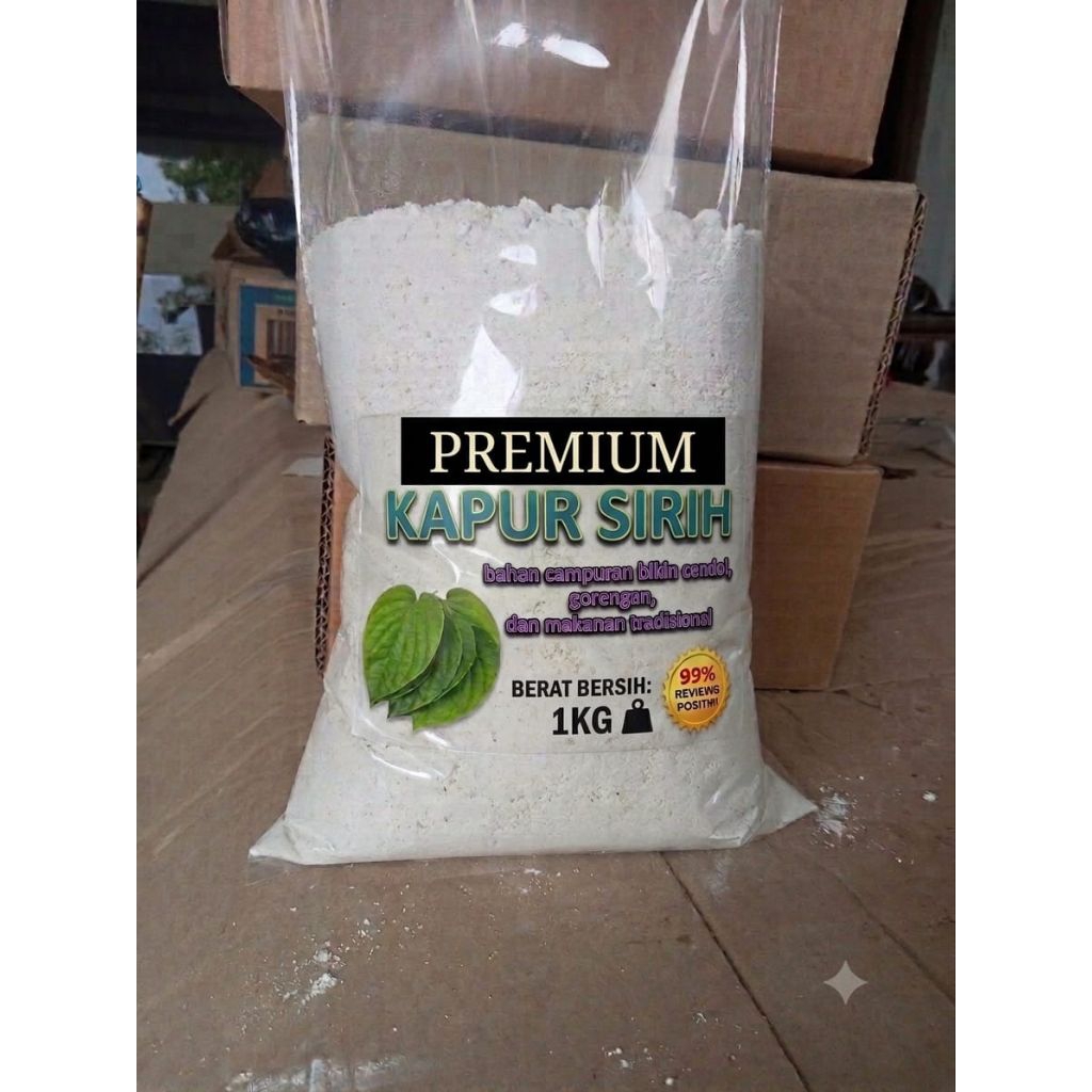 MB25 - Kapur Sirih Bubuk Hydrated Lime Ca (0H)² 5kg