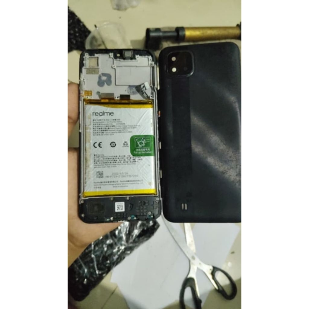 LCD copotan realme c11 2021 original copotan, buat ke realme c11 2020 gak masuk