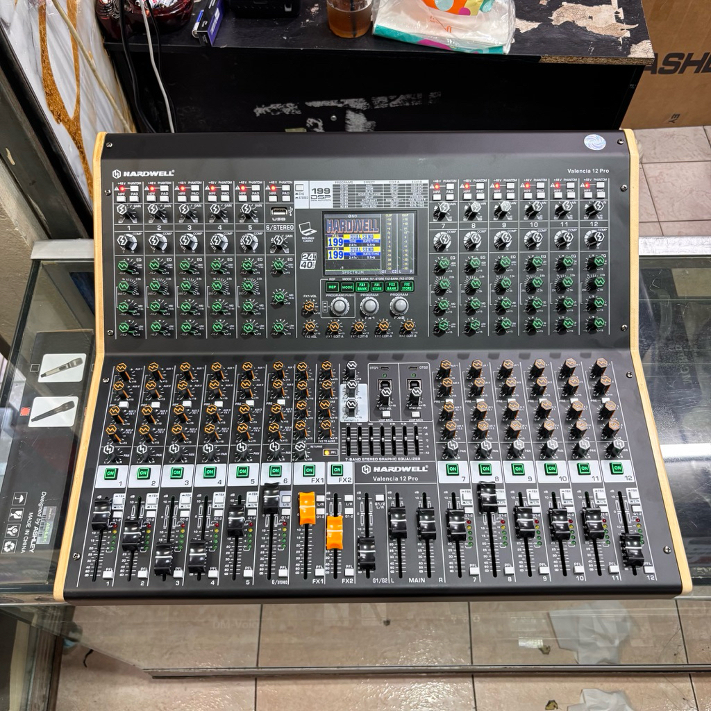 Mixer Hardwell Valencia 12 Pro Original Mixer 12 Channel Hardwell