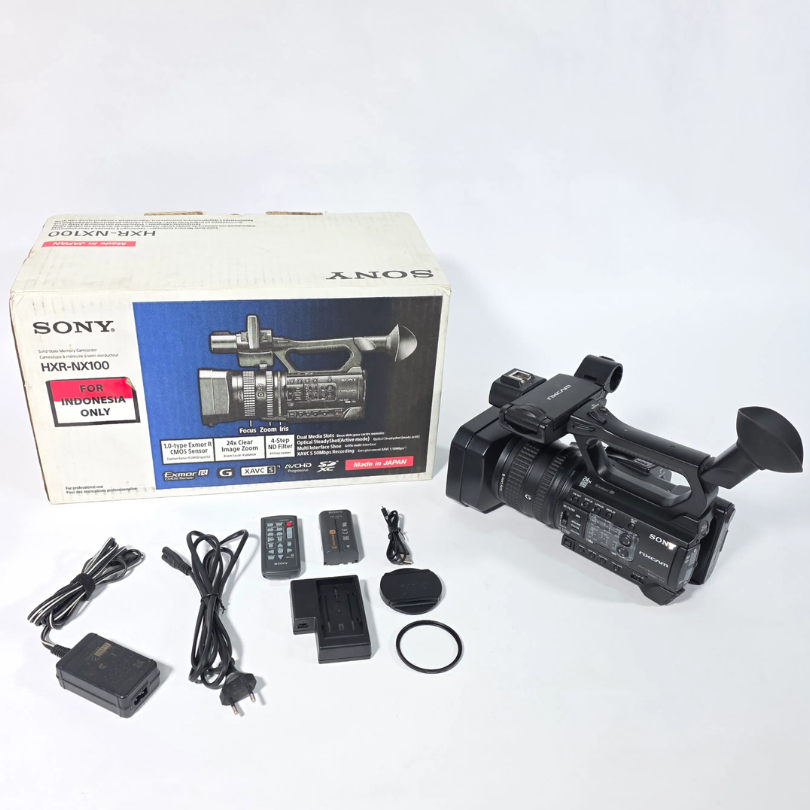 Sony HXR-NX100 Camcorder Professional | NX 100 Kamera Video Bekas Second Preloved