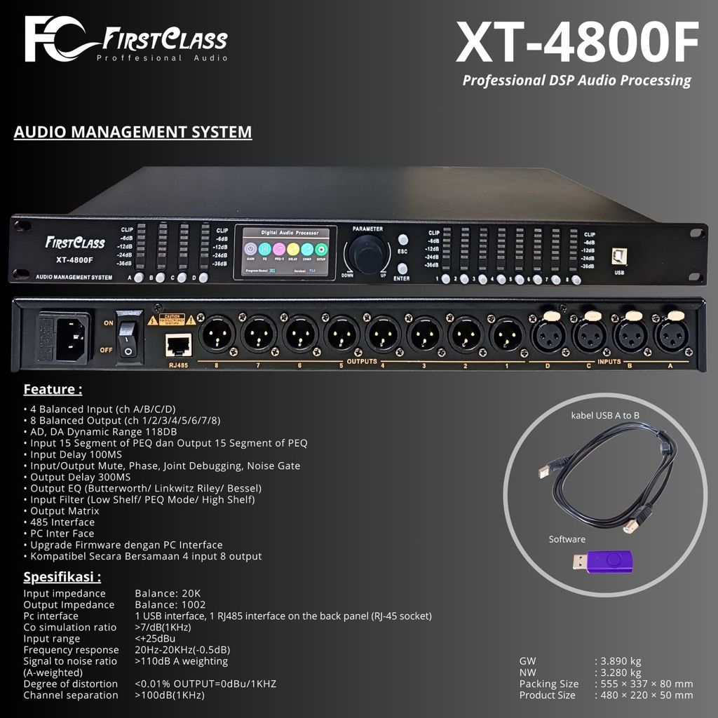 Speaker management Firstclass xt 4800f original Firstclass